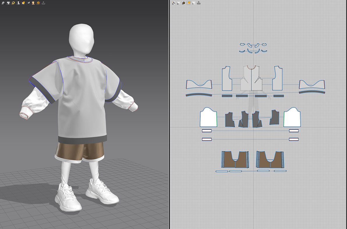 Marvelous Designer pattern 02